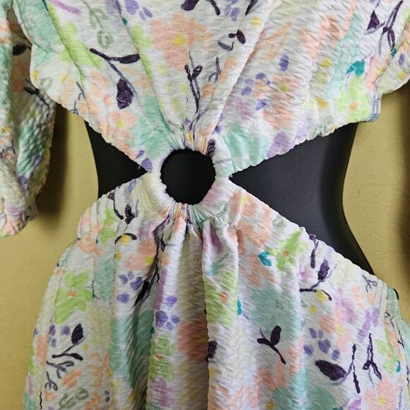 NWT ASOS Floral Cutout Dress - Picture 4 of 11